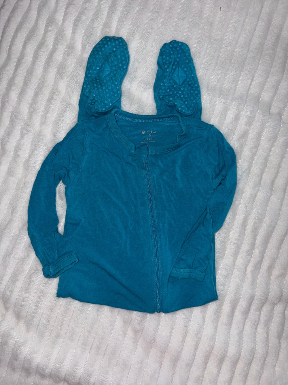 Kyte Baby Zipper Footie - Lagoon